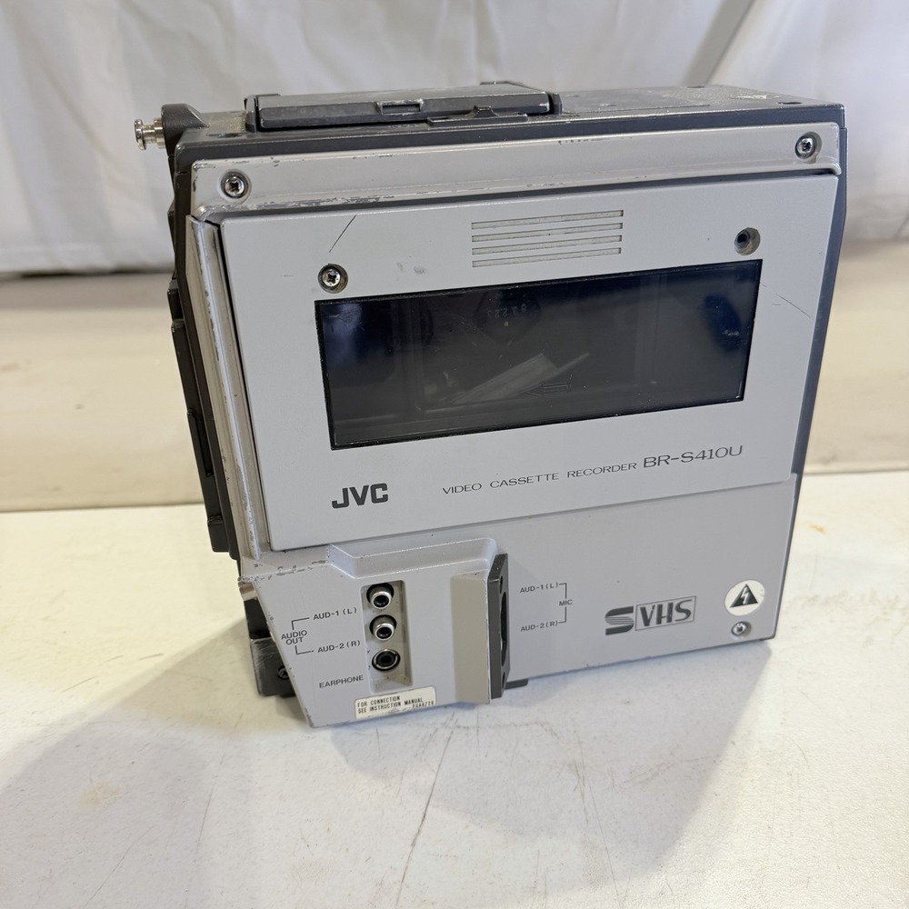 Vintage JVC BR-S410U Video Cassette Recorder Rare AS IS UNTESTED